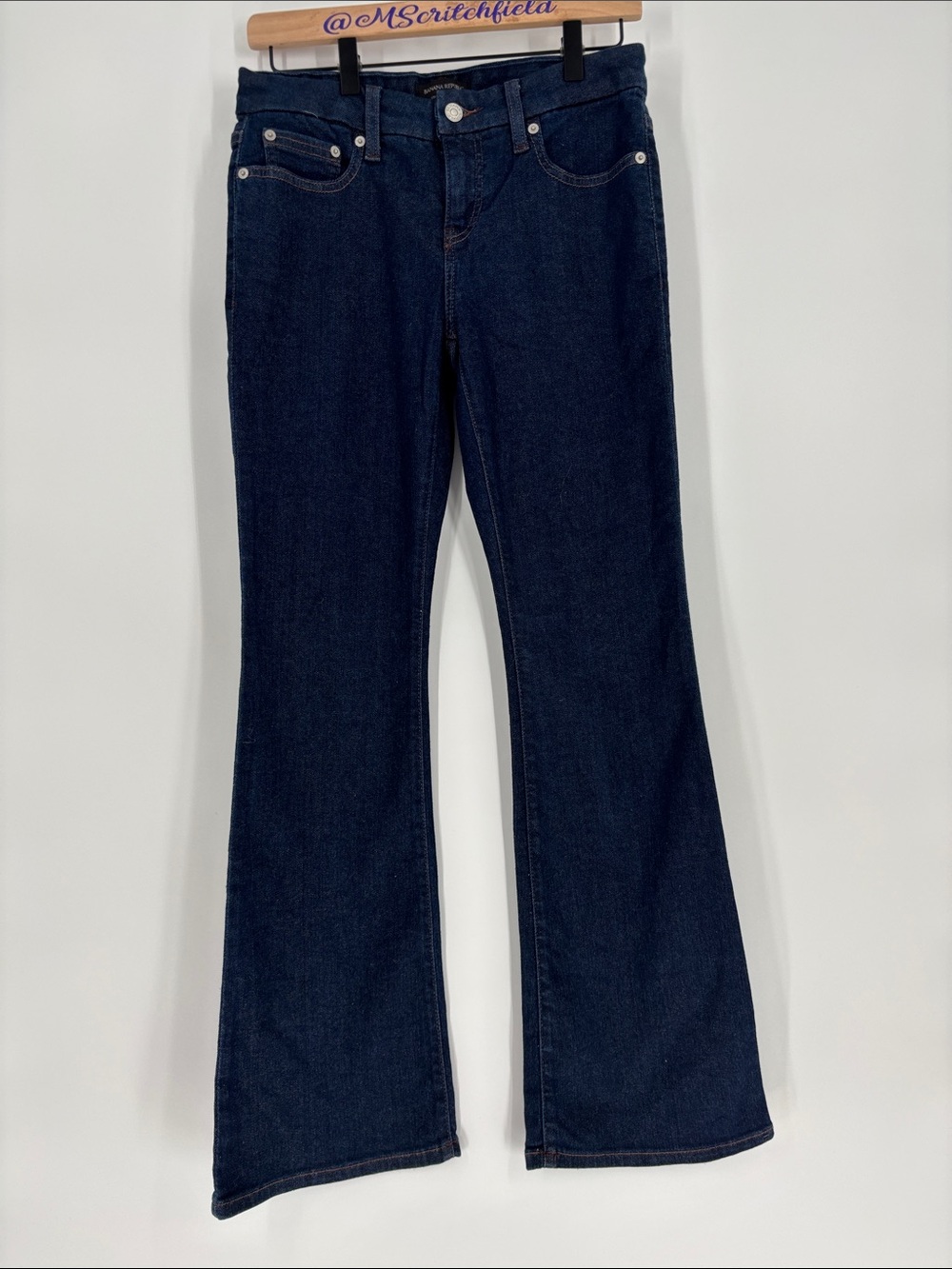 Banana Republic low rise bootcut jeans 27 petite